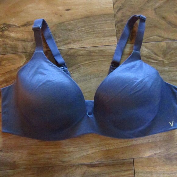 Victoria's Secret Blue Lined Semi Demi Bra size 38B - Picture 1 of 7